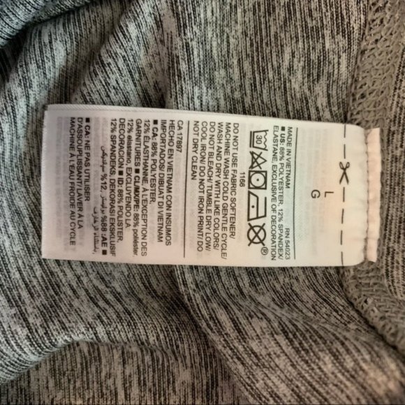 Old Navy Gray High Rise Capri Leggings Size Large - Picture 3 of 4